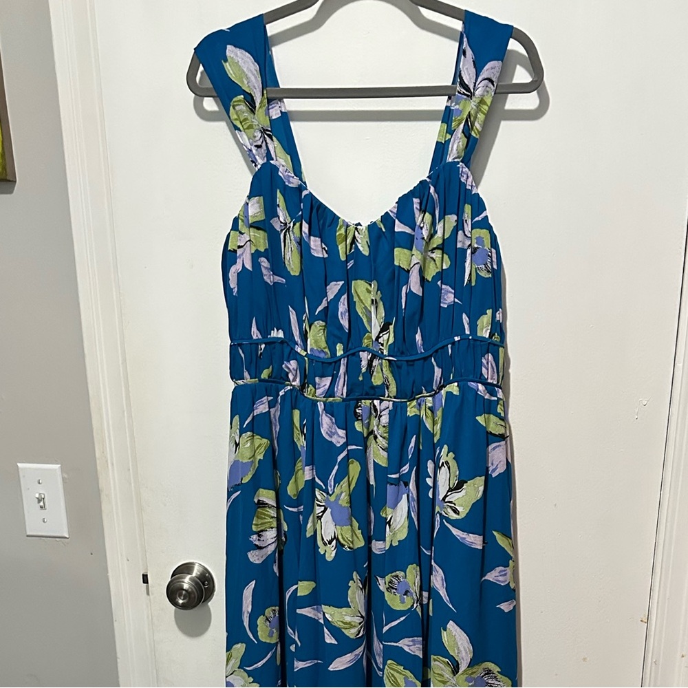 Addition Elle Blue Floral Dress